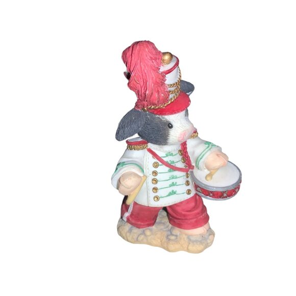 Mary’s Moo Moos Drummin' Up Some Christmas Cheer Figurine - Picture 2 of 14